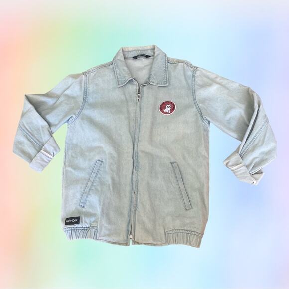 RIPNDIP Stop Being A P*ssy Denim Jacket - Picture 1 of 7